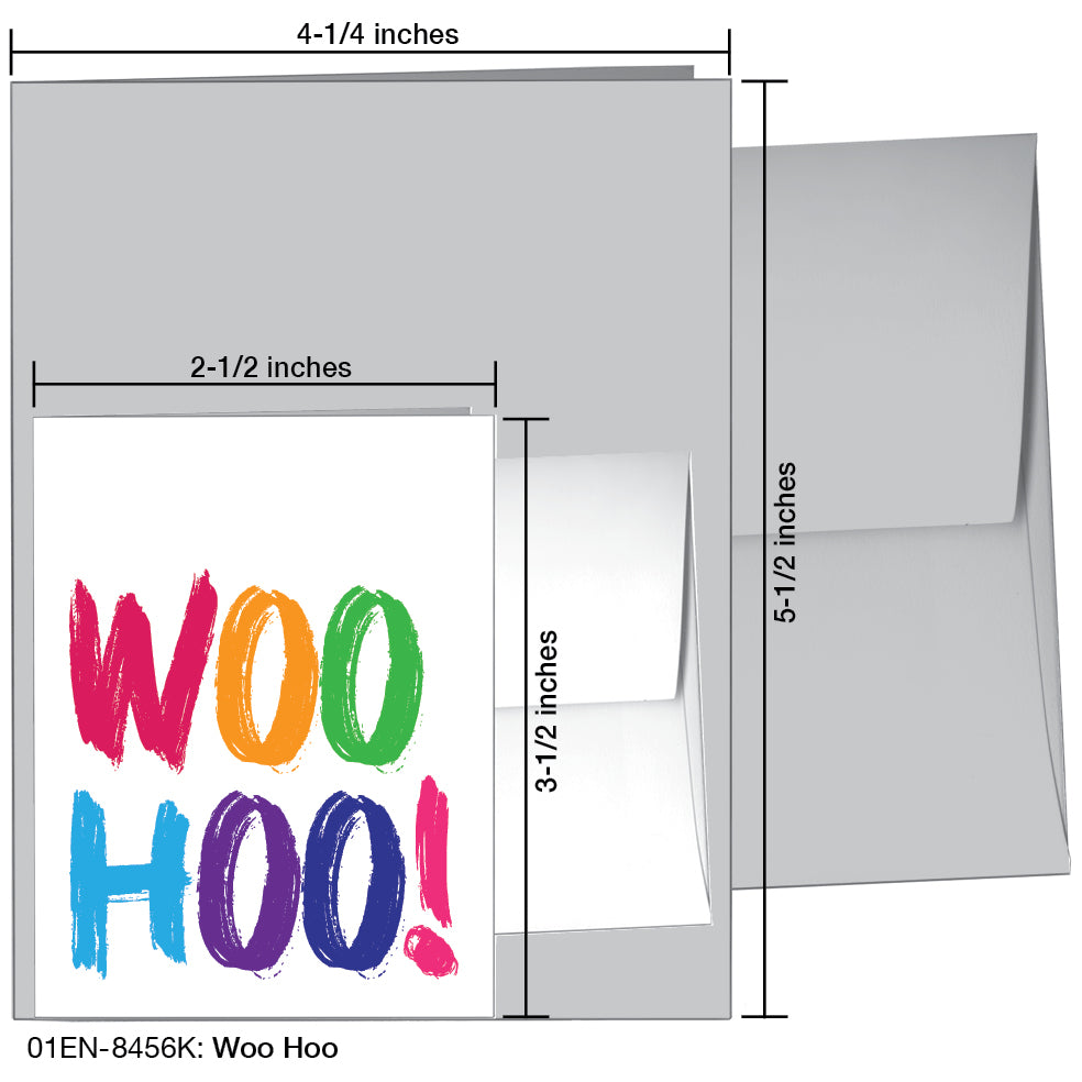 Woo Hoo, Greeting Card (8456K), Enclosure Card, printedcanvas.com