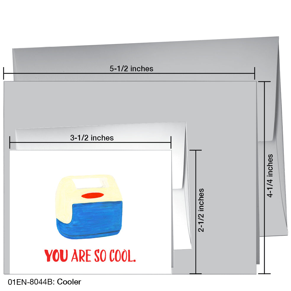 Cooler, Greeting Card (8044B), Enclosure, www.printedcanvas.com