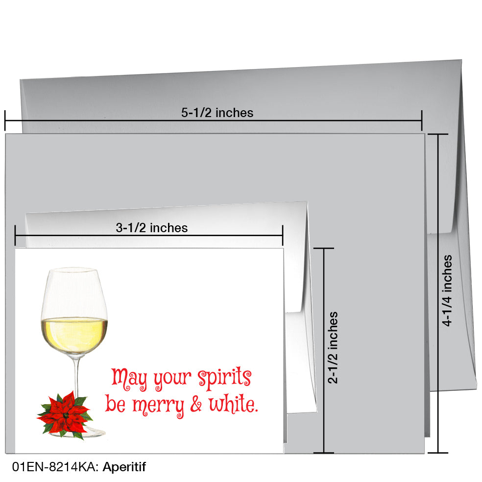 Aperitif, Greeting Card (8214KA), Enclosure, www.printedcanvas.com
