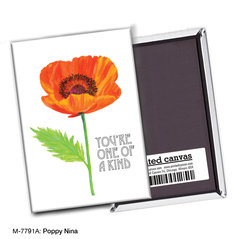 Poppy Nina, Magnet (M-7791A), front, printedcanvas.com