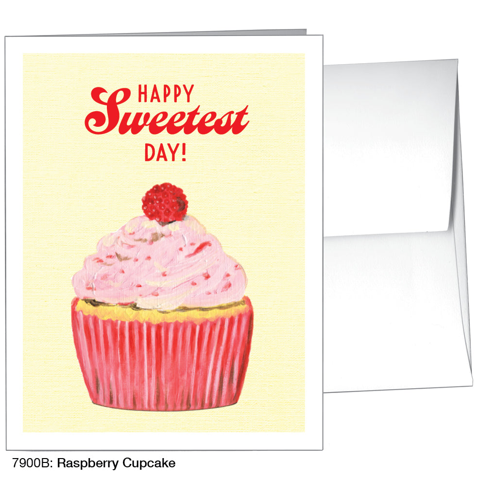 Raspberry Cupcake, Greeting Card (7900B), A2, printedcanvas.com