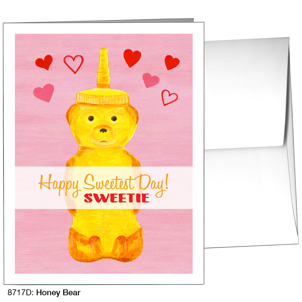 Honey Bear, Greeting Card (8717D), A2, printedcanvas.com