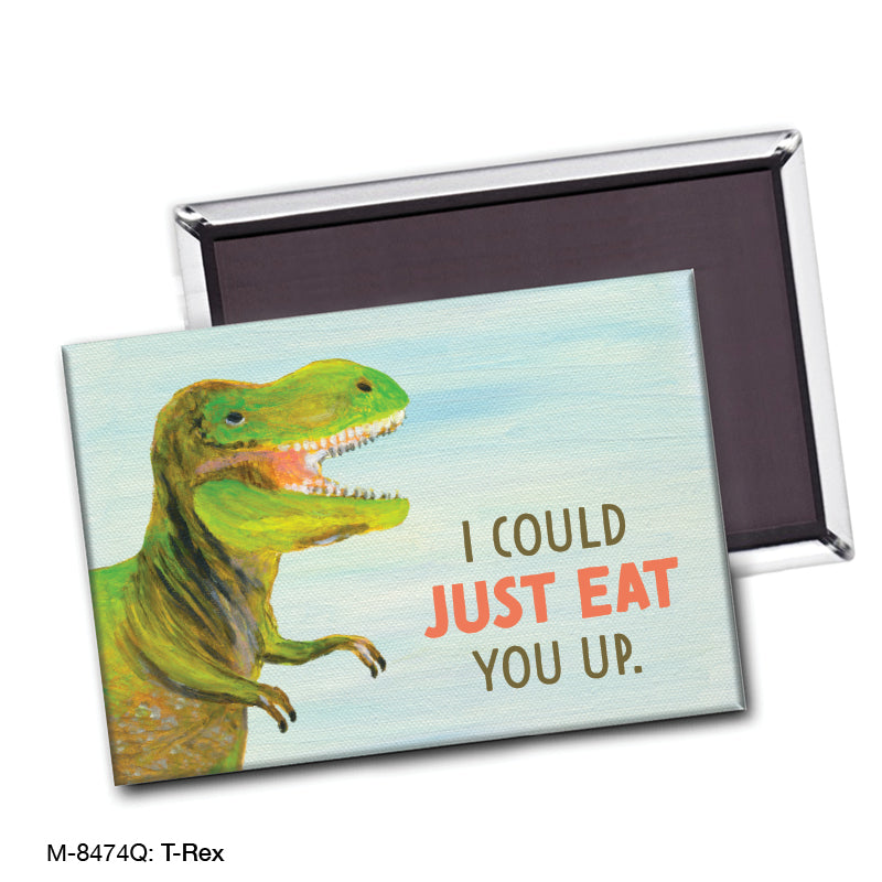 T-Rex, Magnet (M-8474Q), front, printedcanvas.com