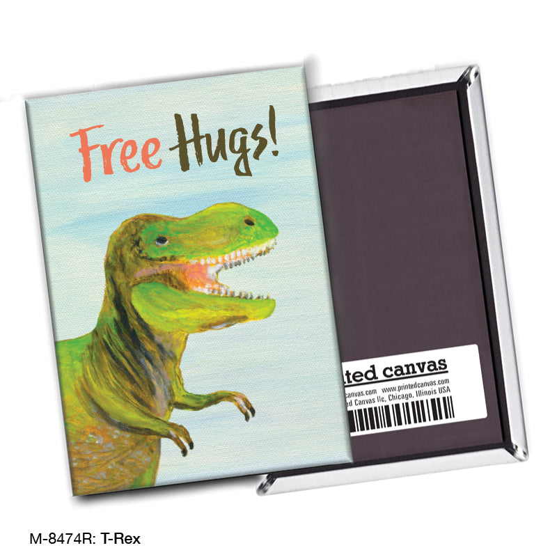 T-Rex, Magnet (M-8474R), front, printedcanvas.com
