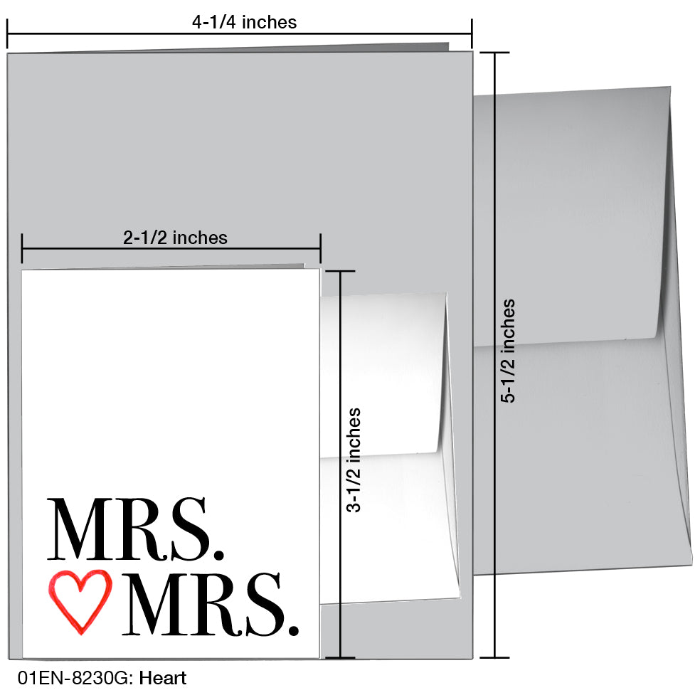 Heart, Greeting Card (8230G), Enclosure, printedcanvas.com