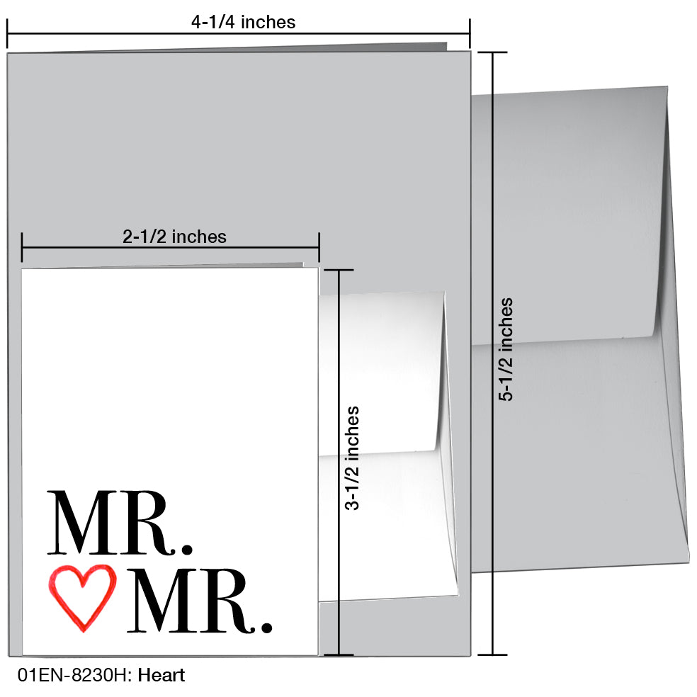 Heart, Greeting Card (8230H), Enclosure, printedcanvas.com