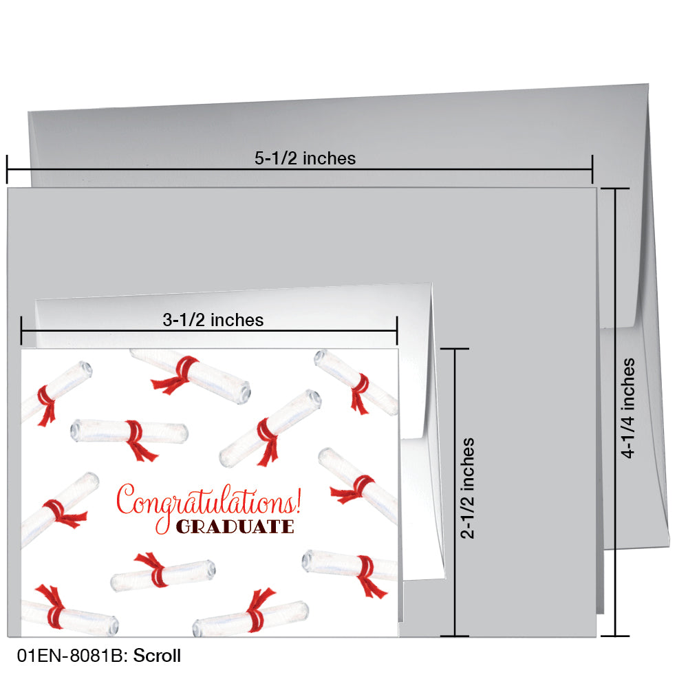 Scroll, Greeting Card (8081B), Enclosure, www.printedcanvas.com