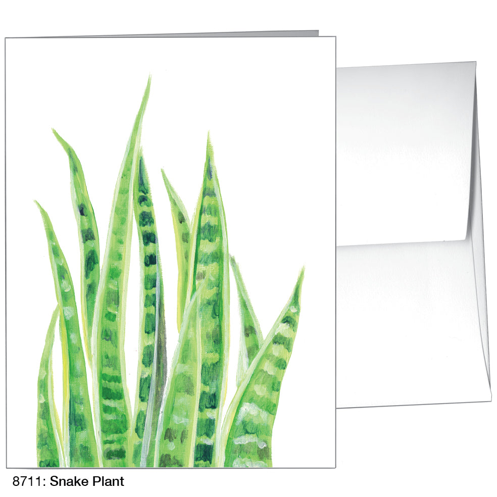 Snake Plant, Greeting Card (8711), A2, printedcanvas.com