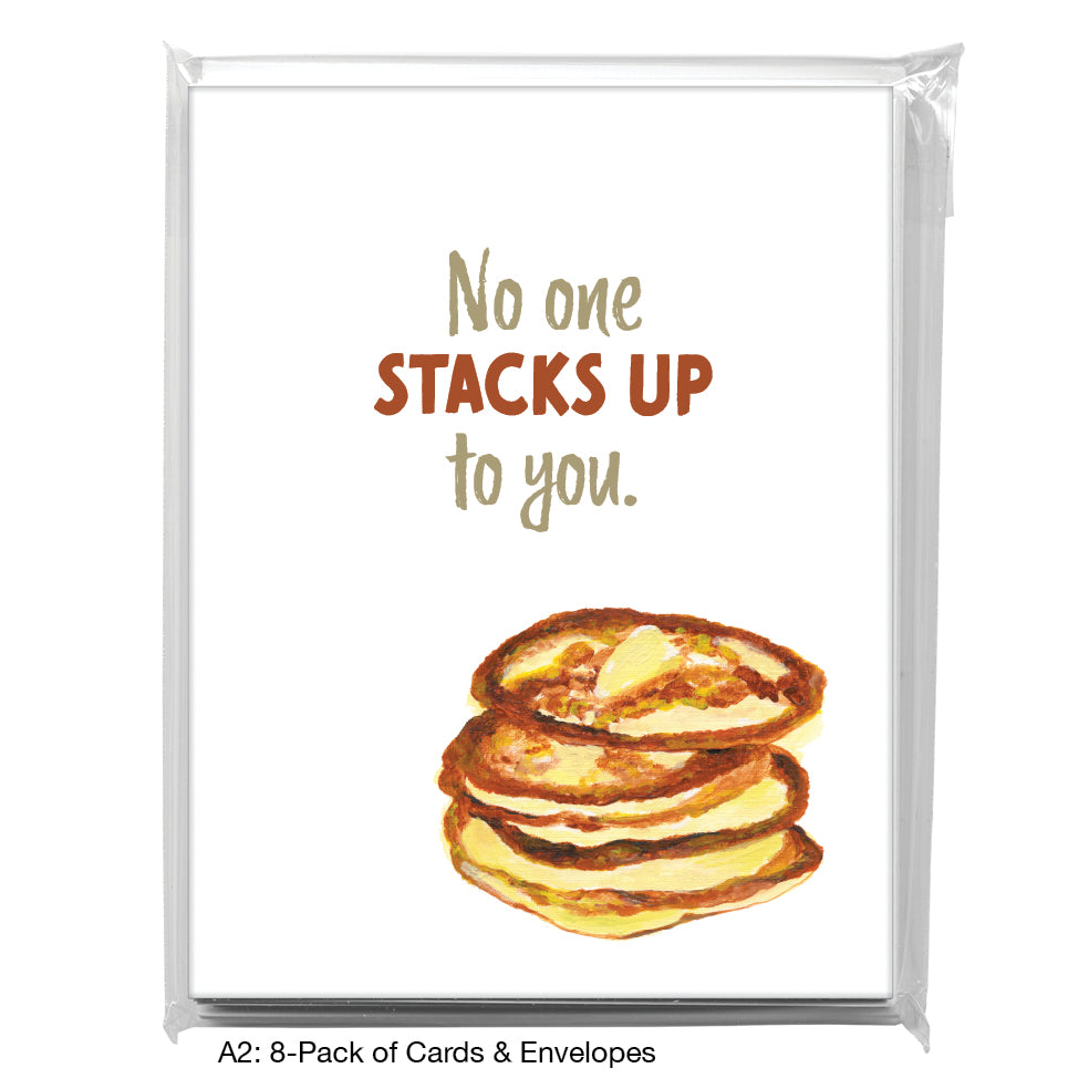 Pancakes, Greeting Card (8118B), A2 8-Pack, printedcanvas.com