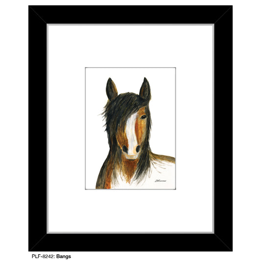 Bangs, Print (#8242A), Print Matted, www.printedcanvas.com
