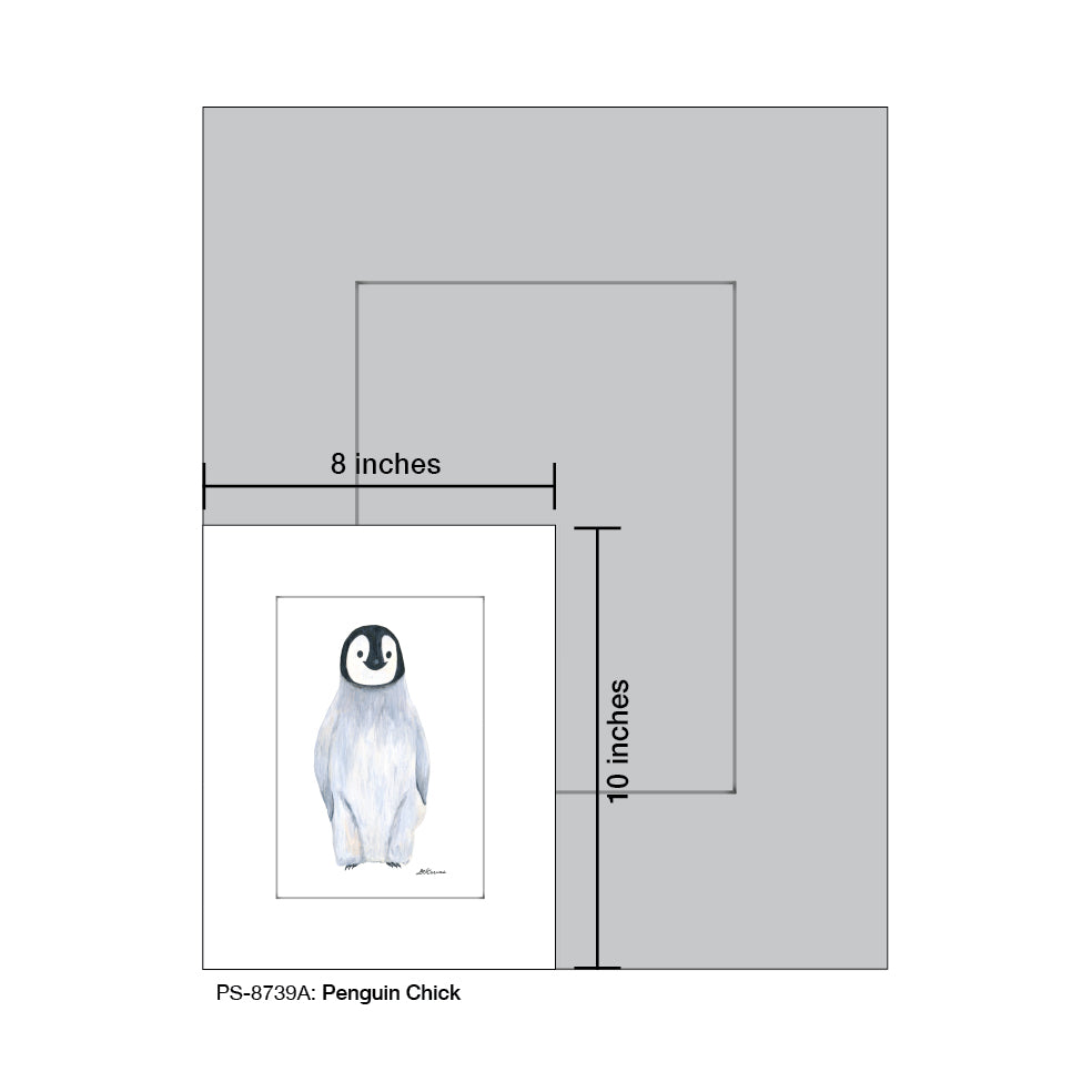 Penguin Chick, Print (#8739A) - Printed Canvas