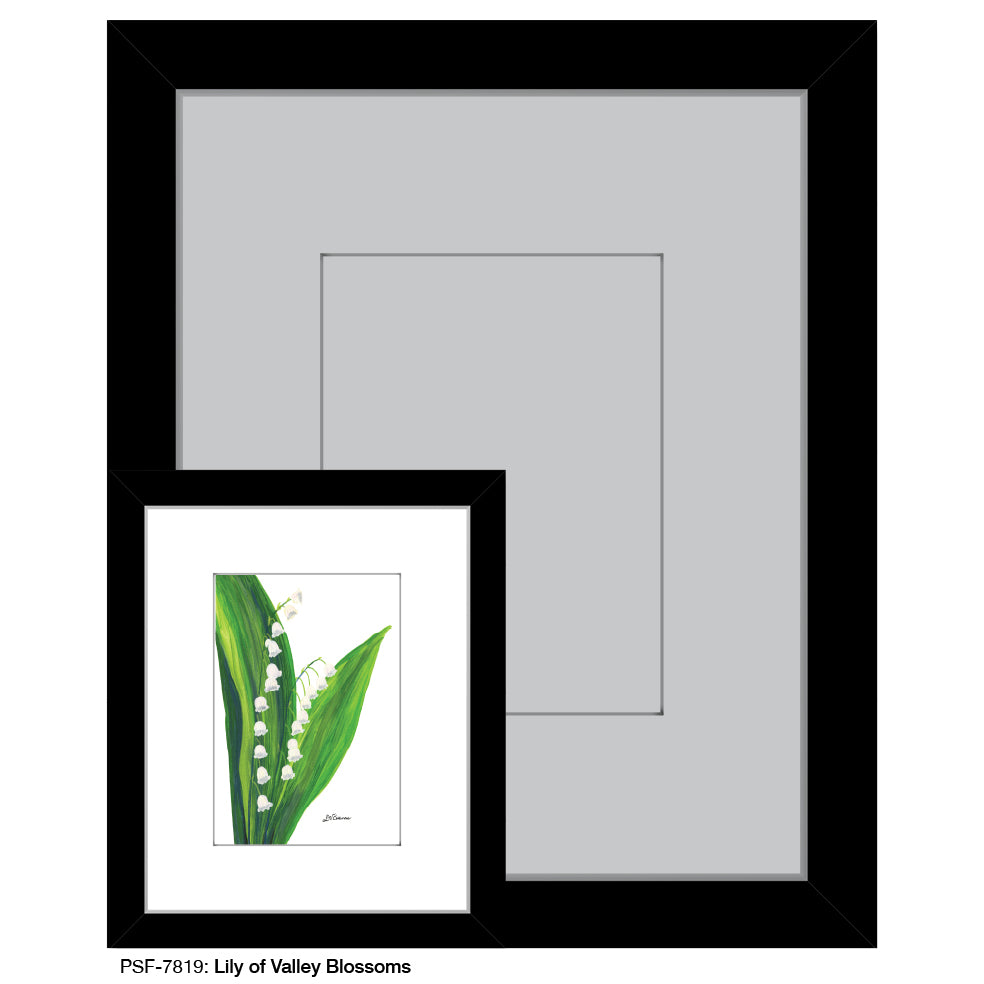 Lily of the Valley Blossoms, Print (#7819A), Print Matted, www.printedcanvas.com