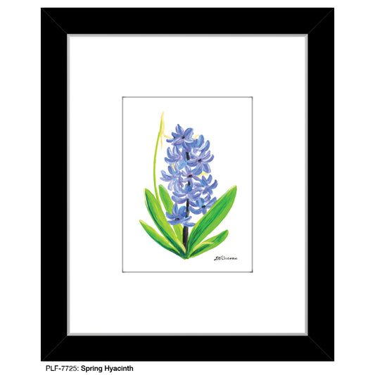 Spring Hyacinth, Print (#7725A), Print Matted, www.printedcanvas.com