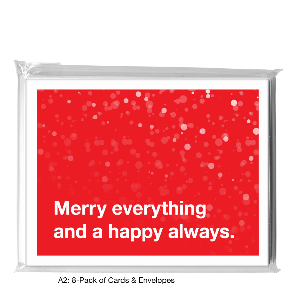 Ho Ho Ho, Greeting Card (8471H), A2 8-Pack, printedcanvas.com