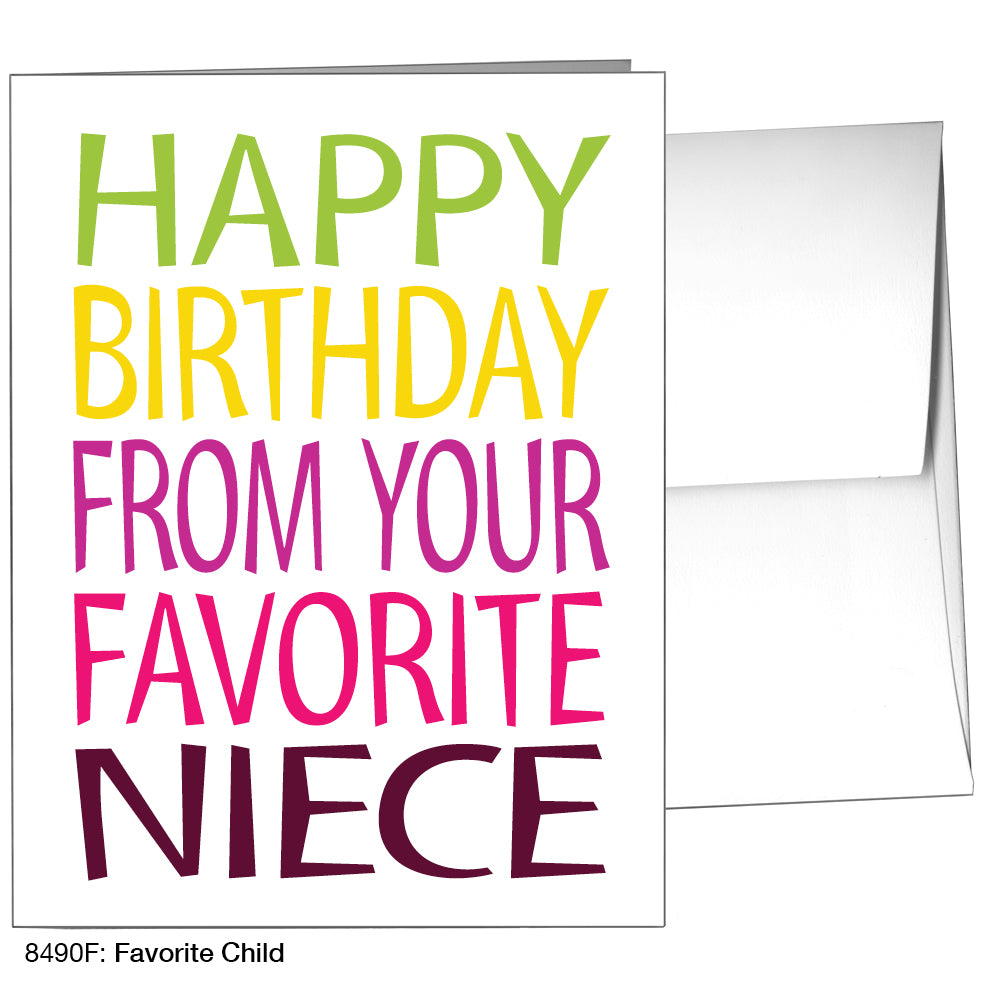 Favorite Child, Greeting Card (8490F), A2, printedcanvas.com
