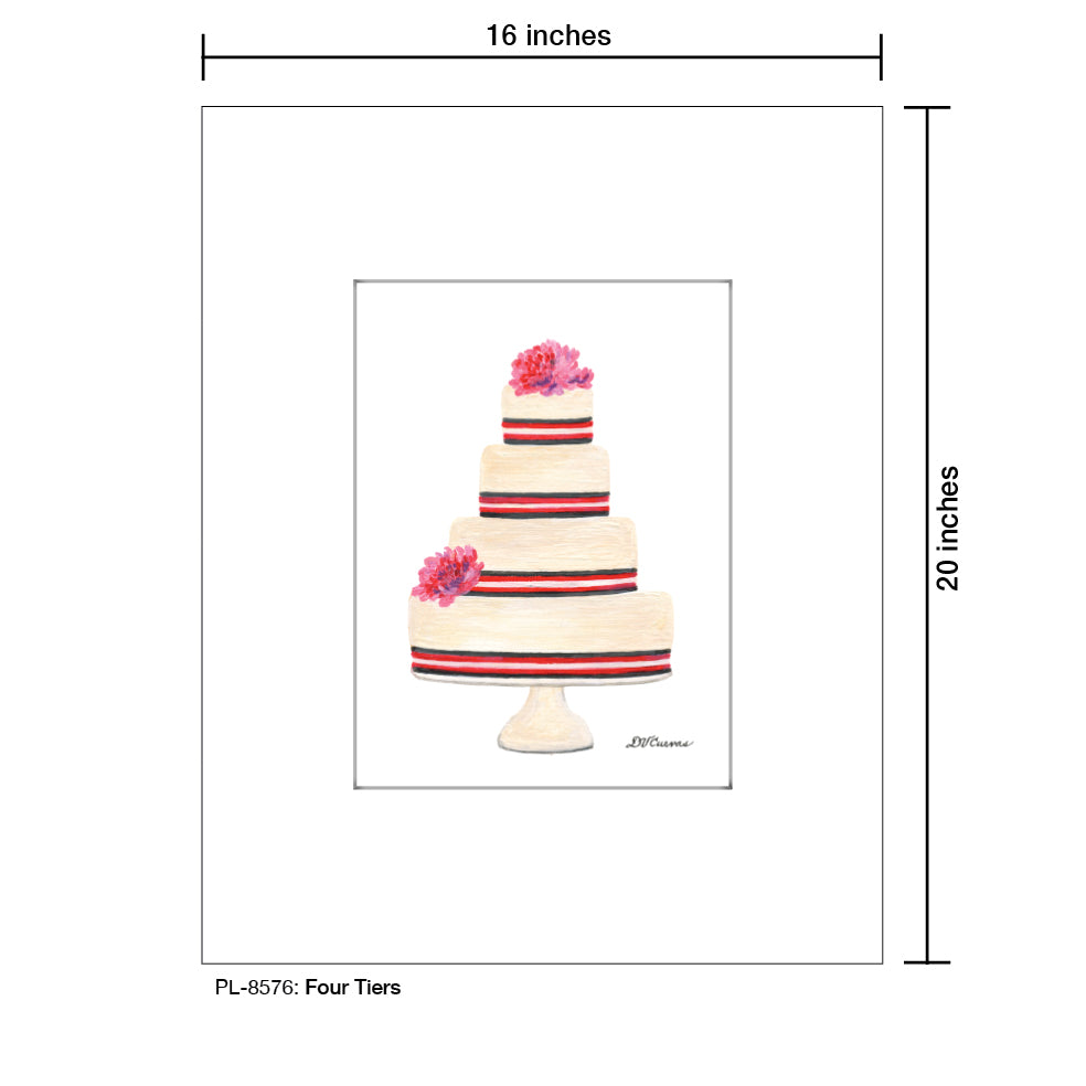 Four Tiers, Print (#8576A), Printe Matted, www.printedcanvas.com