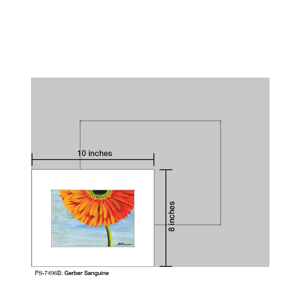 Gerber Sanguine, Print (#7496B) - Printed Canvas