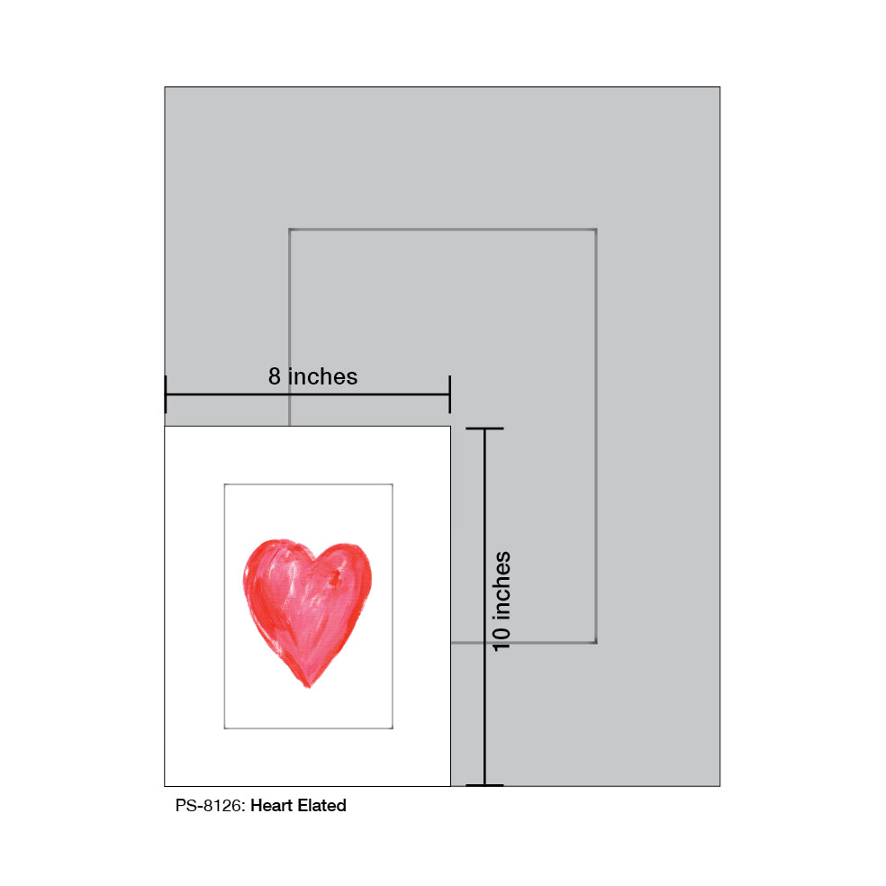 Heart Elated, Print (#8126) - Printed Canvas