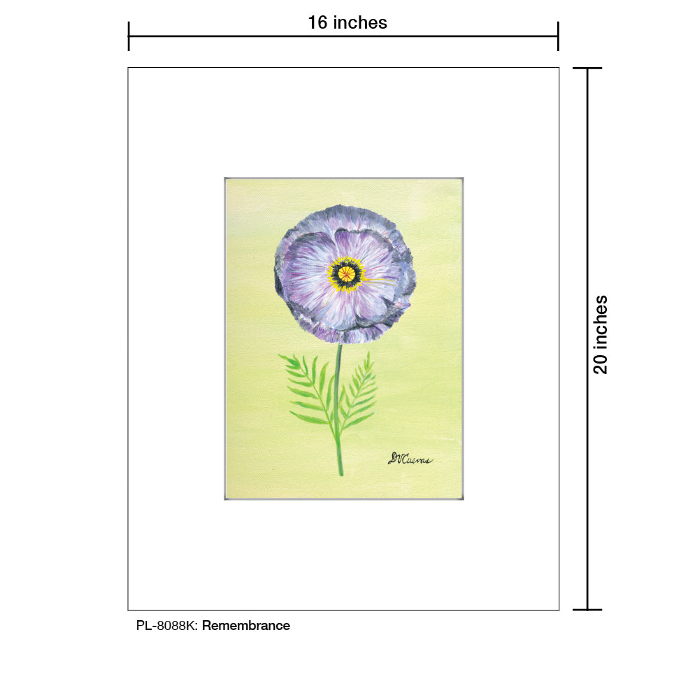 Remembrance, Print (#8088K), Printe Matted, www.printedcanvas.com