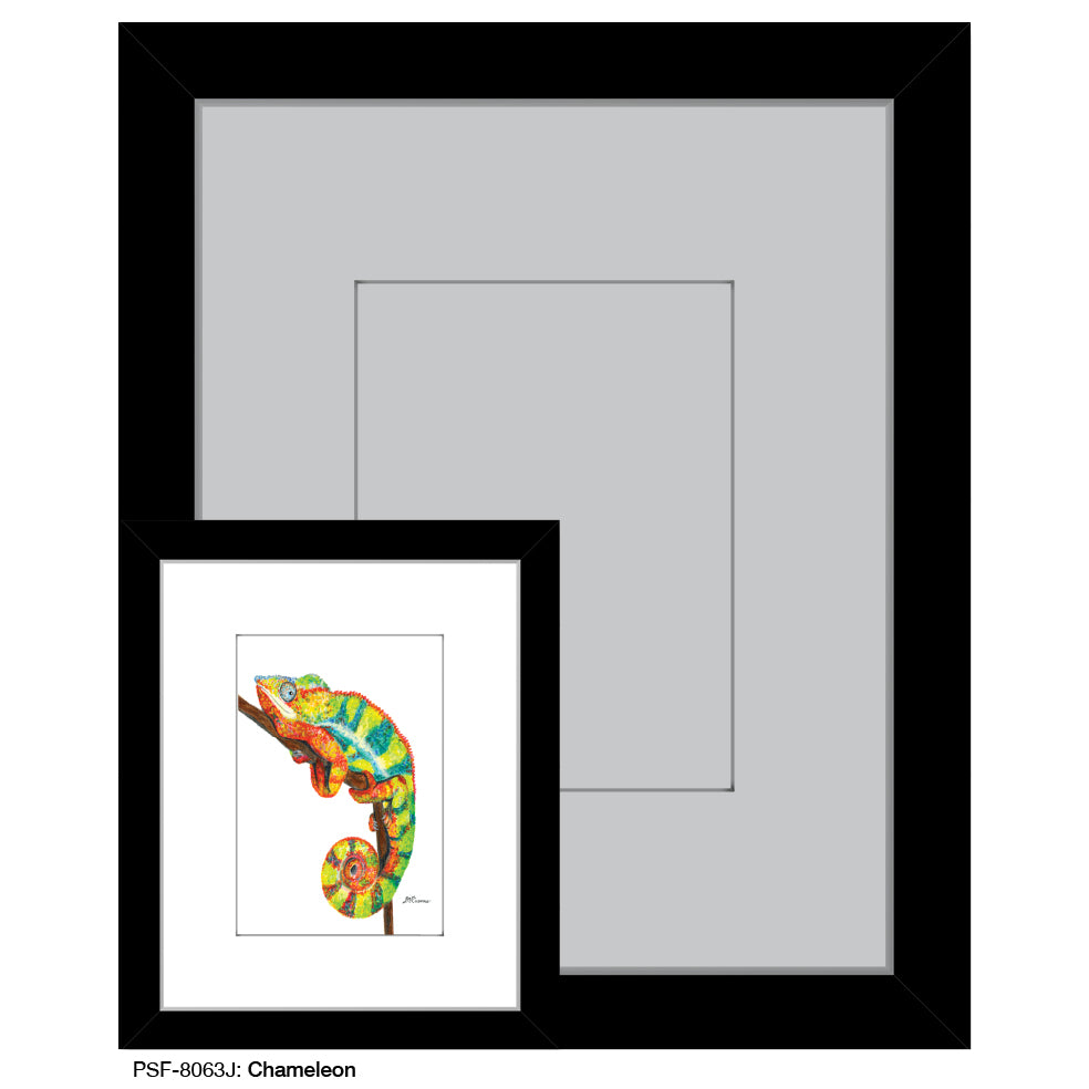 Chameleon, Print (#8063J), Print Matted, www.printedcanvas.com
