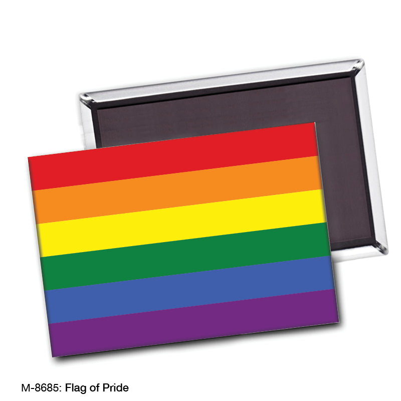 Flag of Pride, Magnet (M-8685B), front, printedcanvas.com