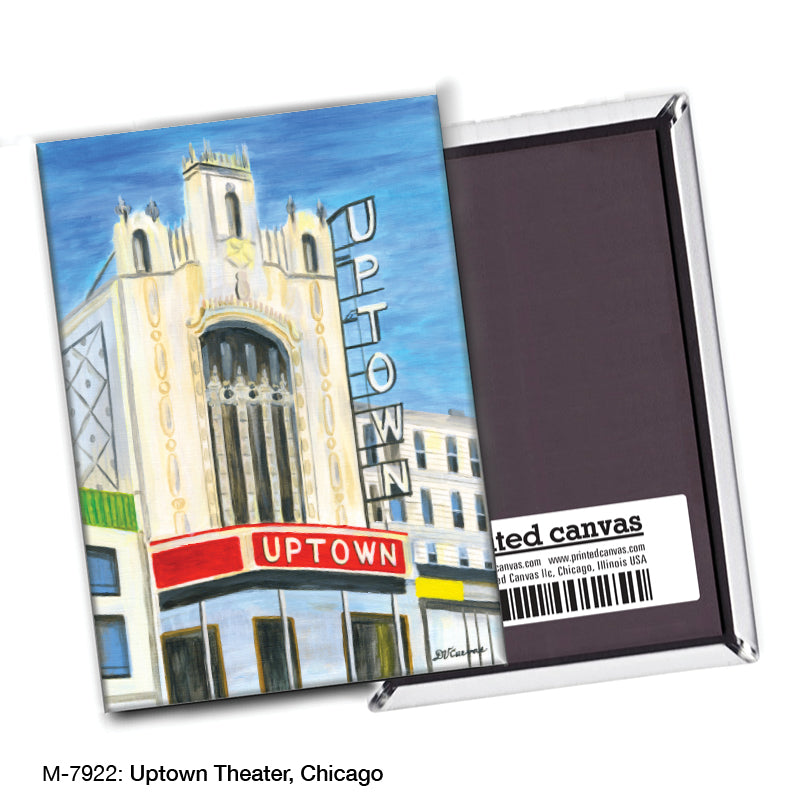 Uptown Theater, Chicago, Magnet (M-7922A), blank, printedcanvas.com