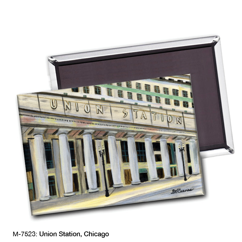 Union Station, Chicago, Magnet (M-7523A), blank, printedcanvas.com