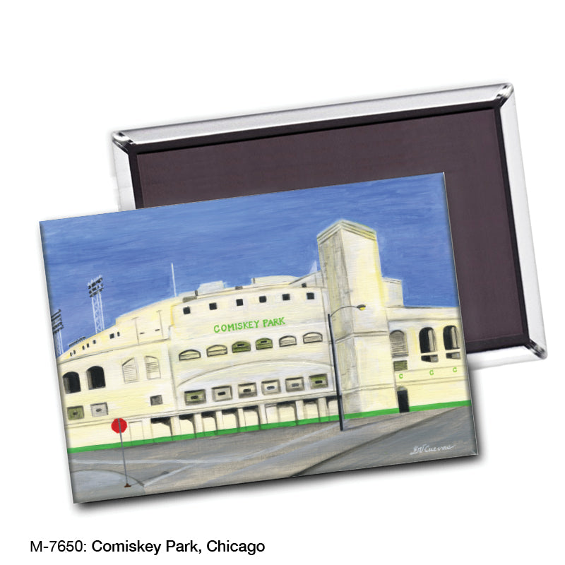 Comiskey Park, Chicago, Magnet (M-7650A), blank, printedcanvas.com