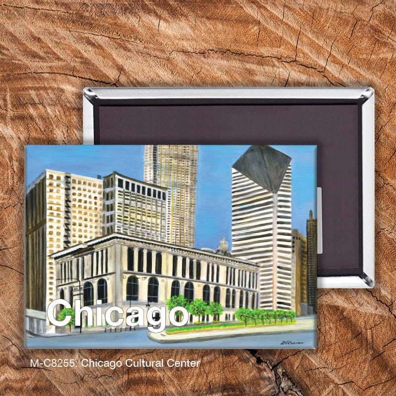 Chicago Cultural Center, Magnet (M-8255B), front, printedcanvas.com