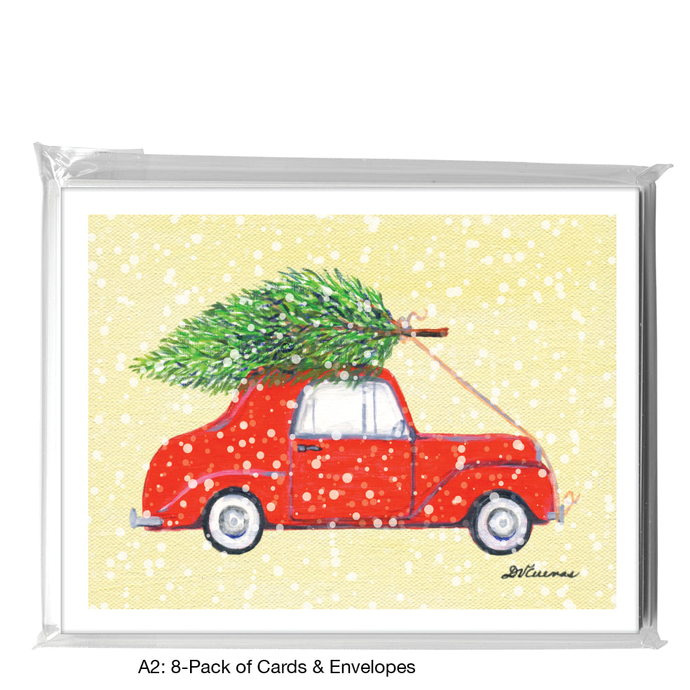 T'was the night before, Greeting Card (8722F), A2 8-Pack, printedcanvas.com
