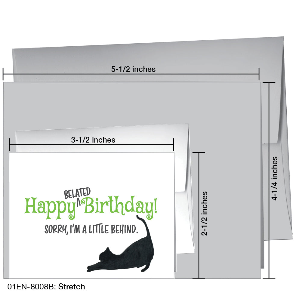 Stretch, Greeting Card (8008B), Enclosure, www.printedcanvas.com