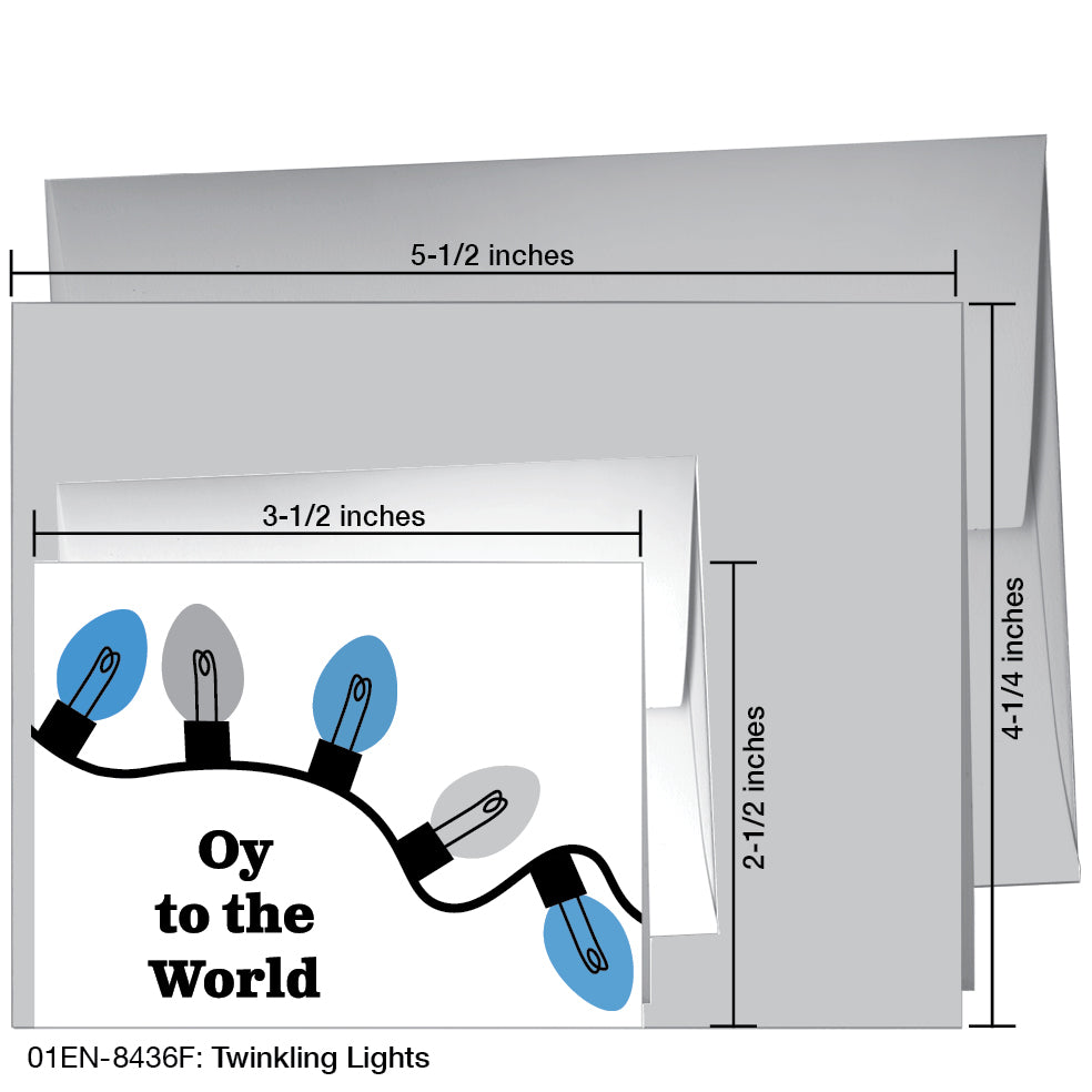 Twinkling Lights of Faith, Greeting Card (8757F), Enclosure, www.printedcanvas.com