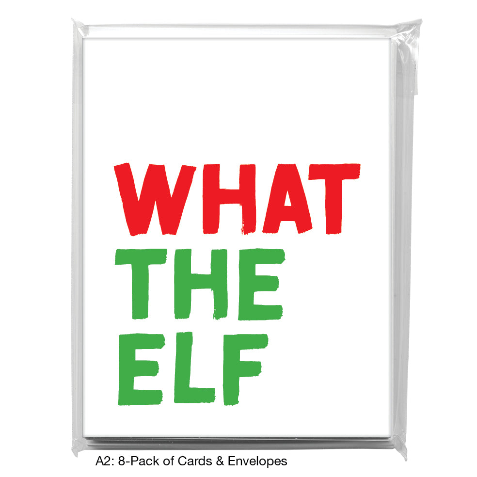 Merry Christmas, Greeting Card (8391A), A2 8-Pack, printedcanvas.com