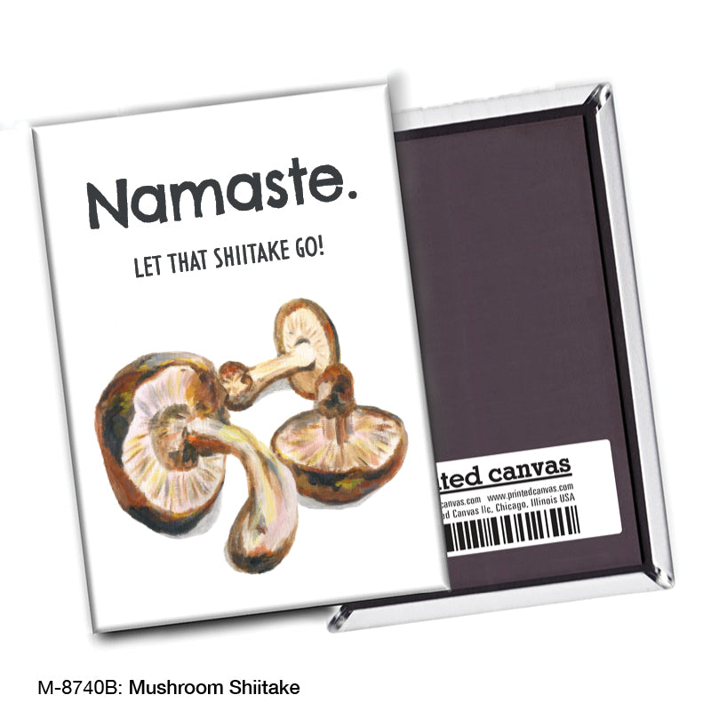 Mushroom Shiitake, Magnet (M-8740B), front, printedcanvas.com