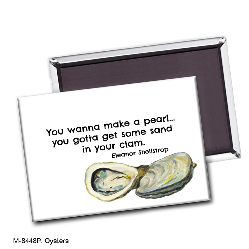 Oysters, Magnet (M-8448P), front, printedcanvas.com