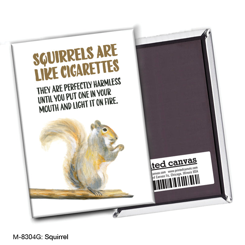 Squirrel, Magnet (M-8304G), front, printedcanvas.com