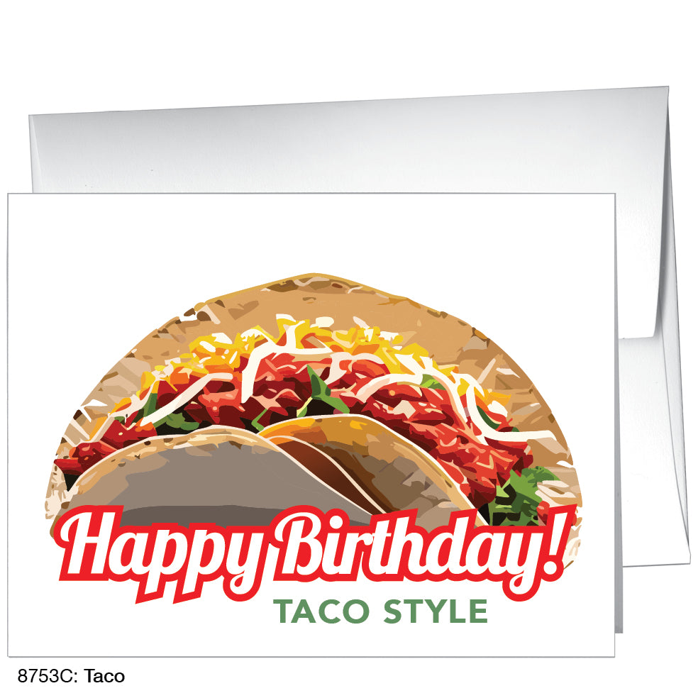 Taco, Greeting Card (8753C), A2, printedcanvas.com