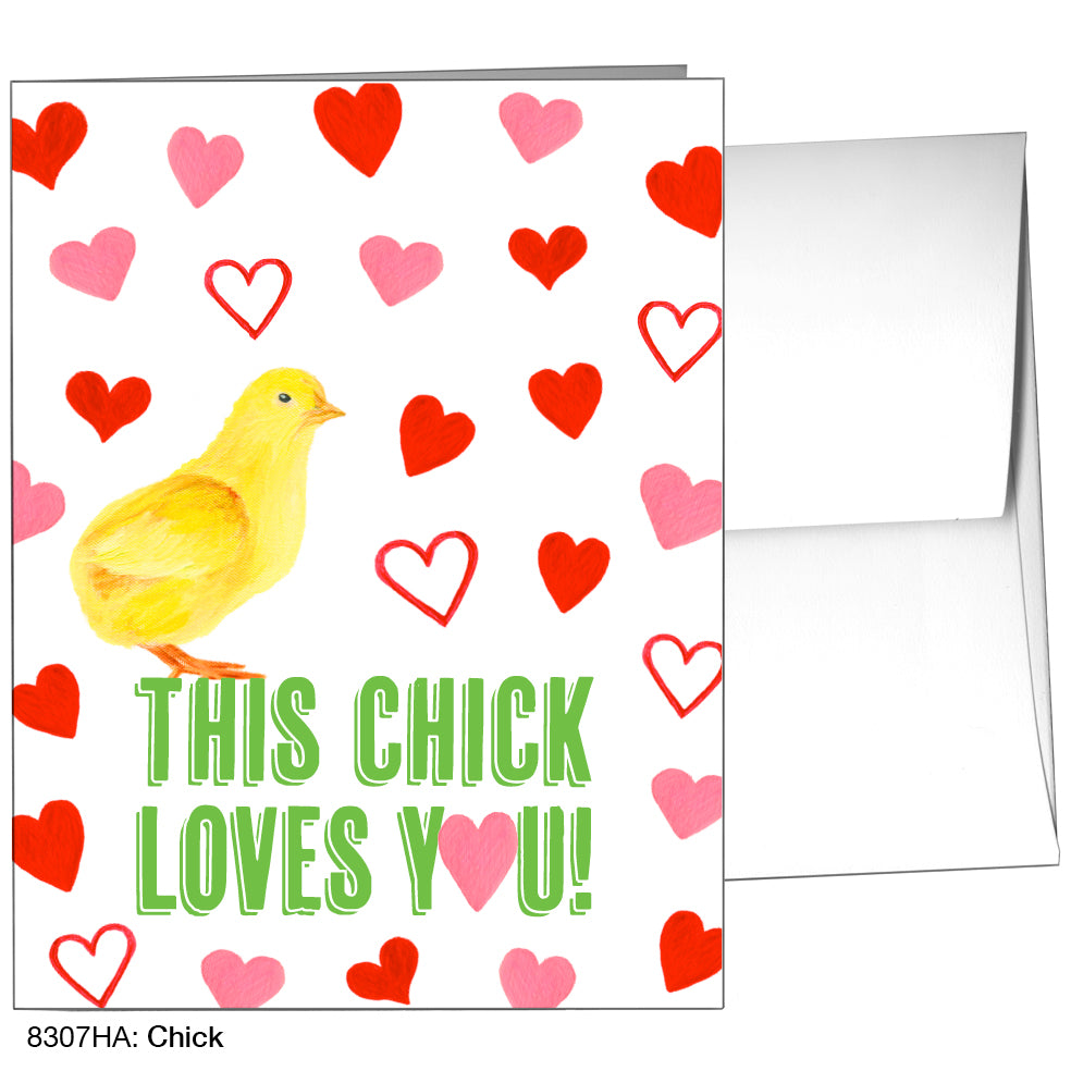 Chick, Greeting Card (8307HA), A2, printedcanvas.com