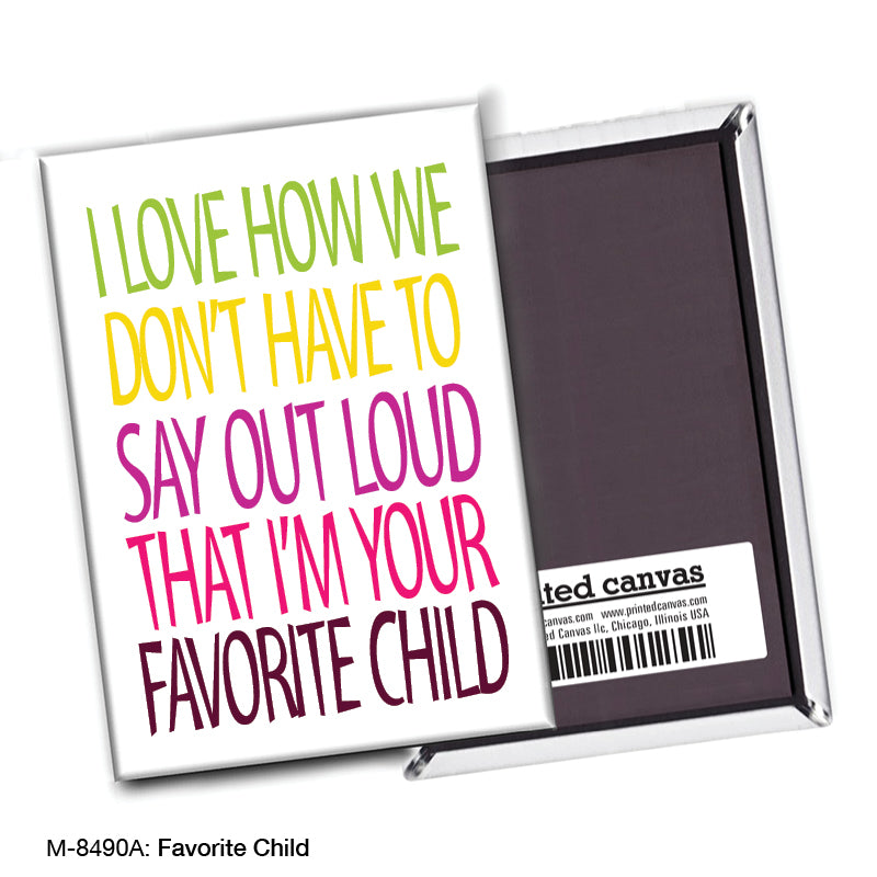 Favorite Child, Magnet (M-8490A), front, printedcanvas.com