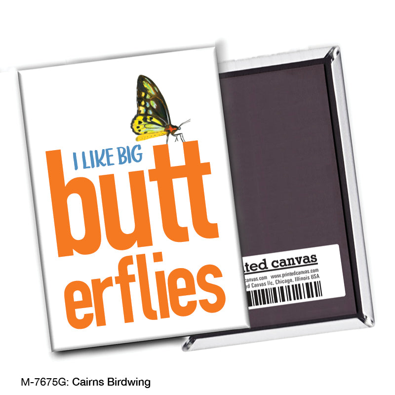 Cairns Birdwing, Magnet (M-7675G), front, printedcanvas.com