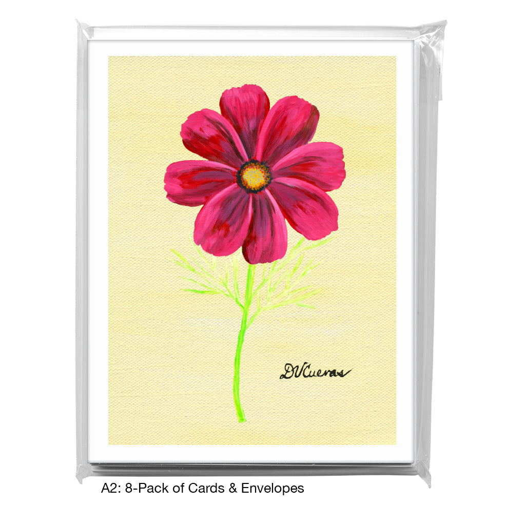 Cosmos, Greeting Card (7298A), A2 Card 8-Pack, www.printedcanvas.com