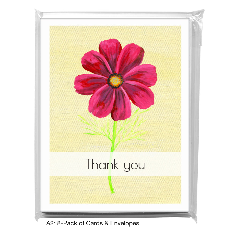 Cosmos, Greeting Card (7298S), A2 8-Pack, printedcanvas.com