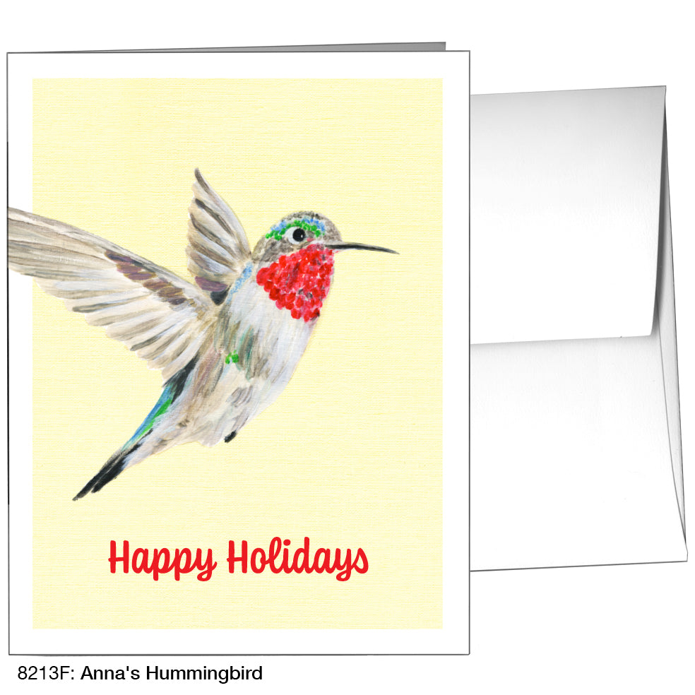 Anna's Hummingbird, Greeting Card (8213F), A2, printedcanvas.com