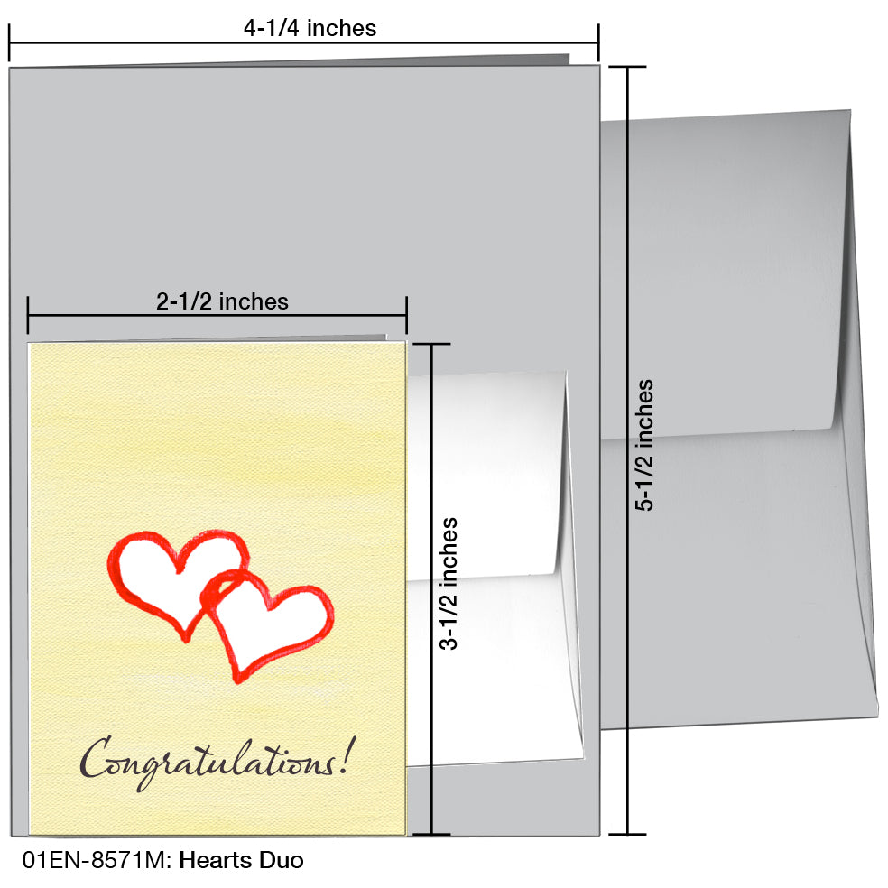 Hearts Duo, Greeting Card (8571M), Enclosure, printedcanvas.com