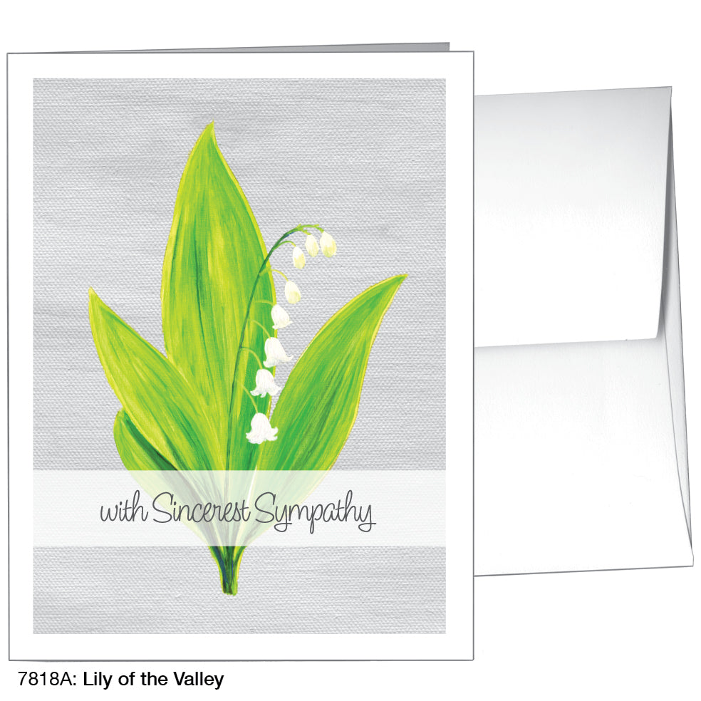Lily of the Valley, Greeting Card (7818A), A2 Card, printedcanvas.com
