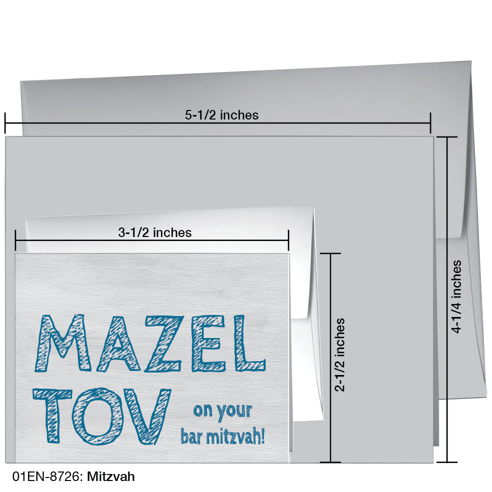 Mitzvah, Greeting Card (8726), Enclosure, printedcanvas.com
