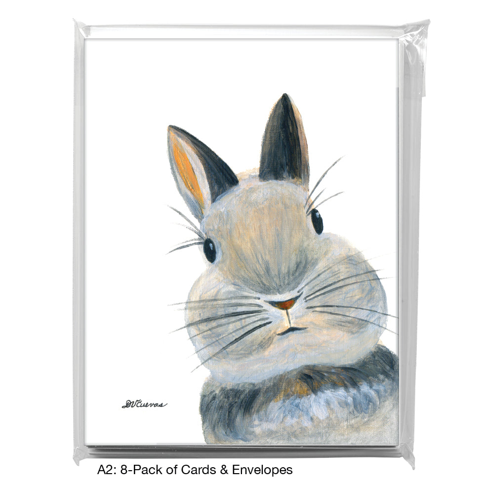 Rabbit Whiskers, Greeting Card (8034B), A2 Card 8-Pack, www.printedcanvas.com