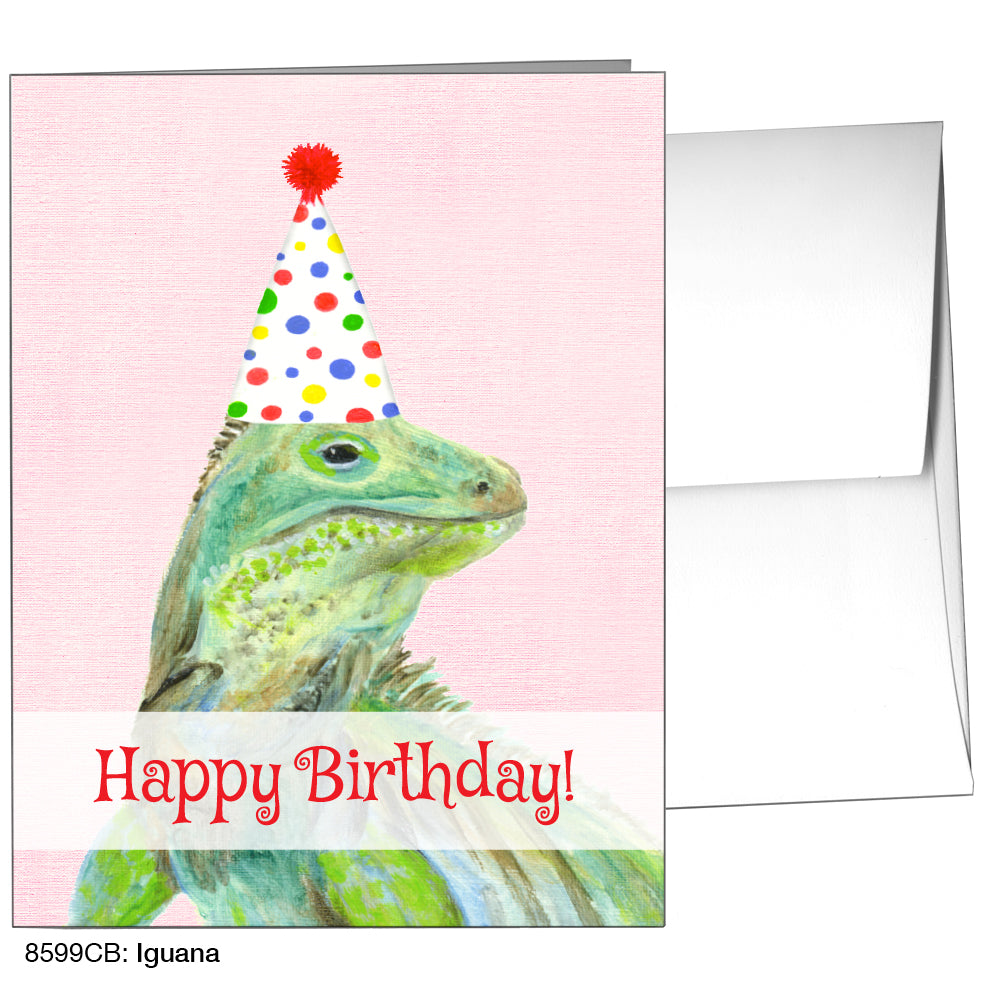 Iguana, Greeting Card (8599CB), A2 Card Front, www.printedcanvas.com