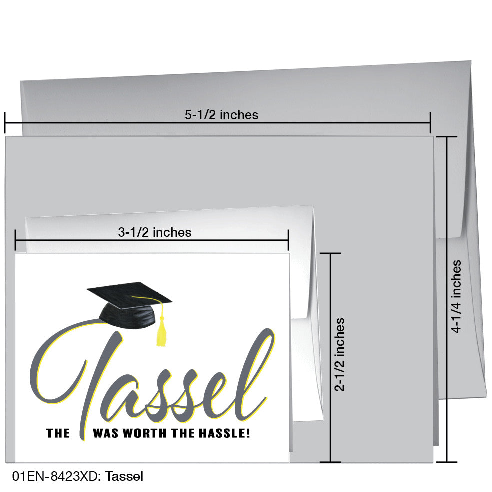Tassel, Greeting Card (8423XD), Enclosure, www.printedcanvas.com