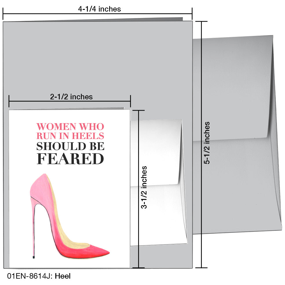 Heel, Greeting Card (8614J), Enclosure, www.printedcanvas.com